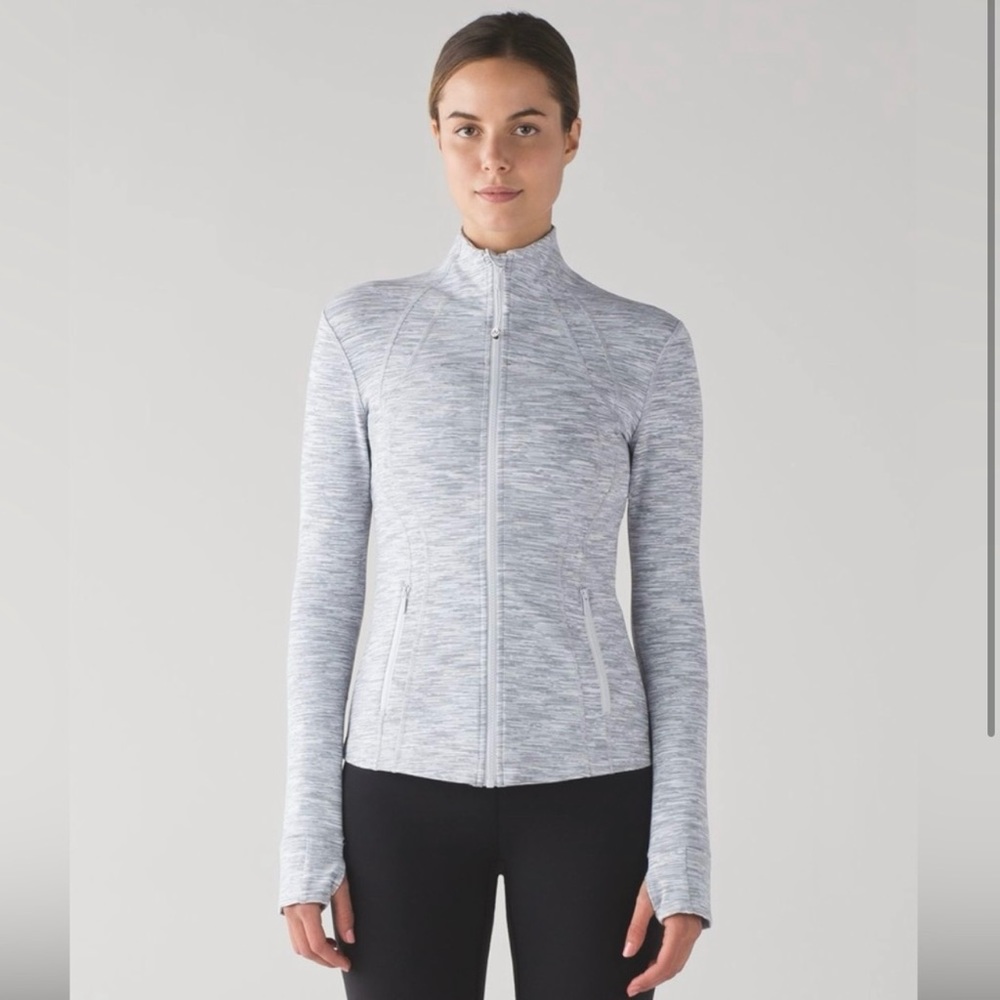NWOT Lululemon Define Jacket Luon Light Heather Grey Size 8
